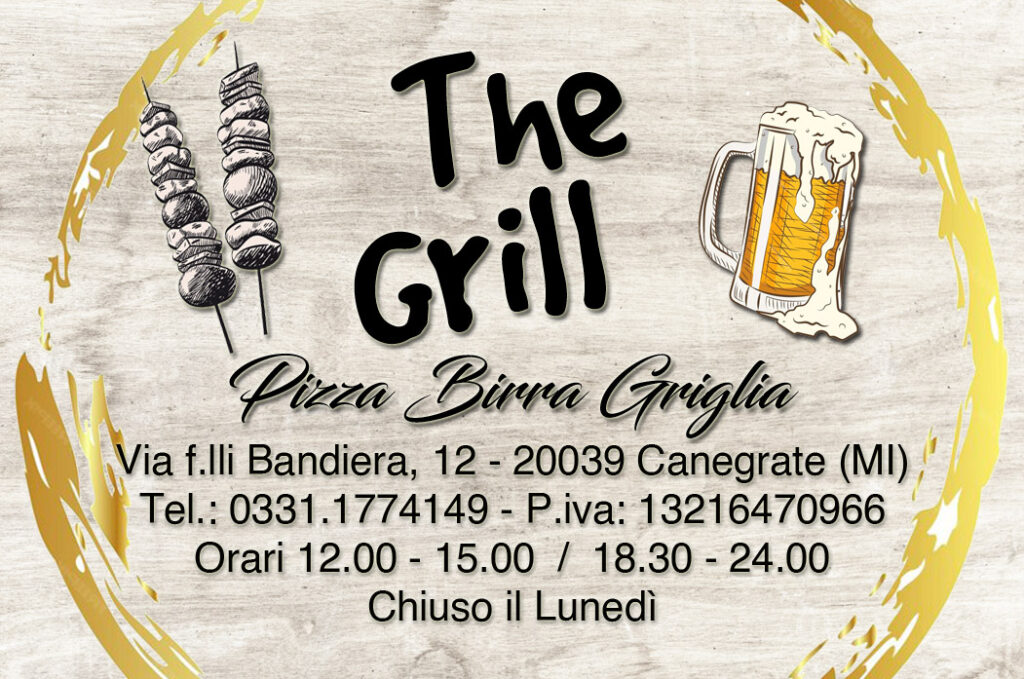 biglietto da visita thegrill canegrate