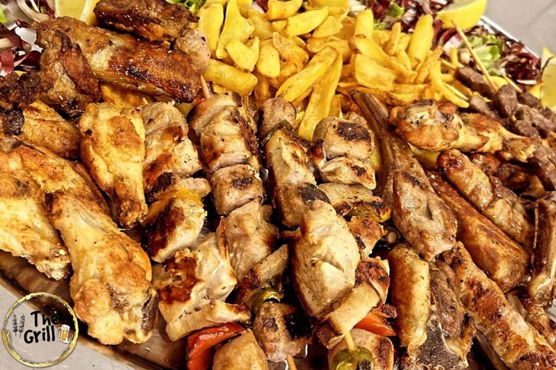 Grigliata Mista di carne, con contorni misti